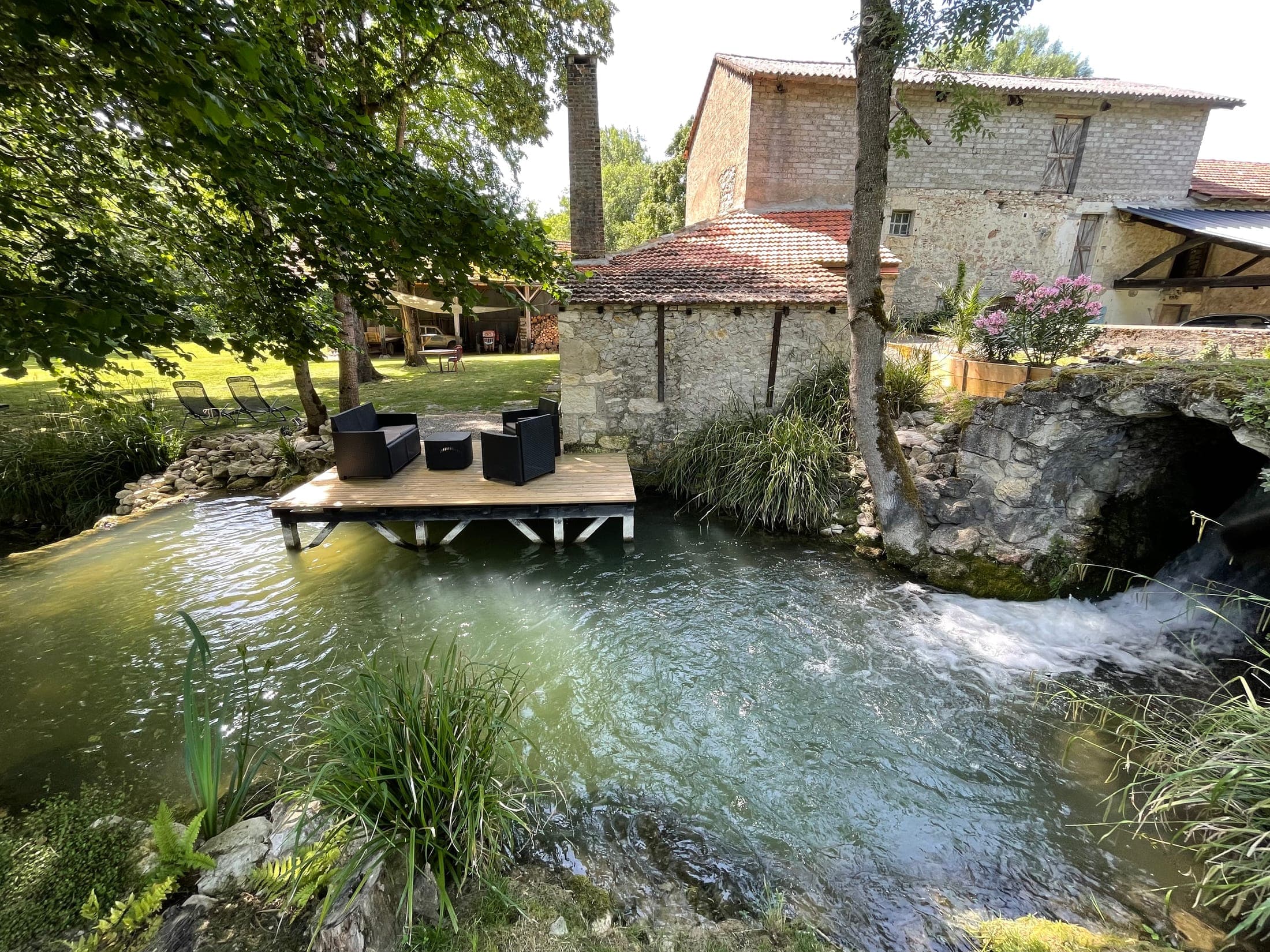 Vue sur le bassin, vue 2