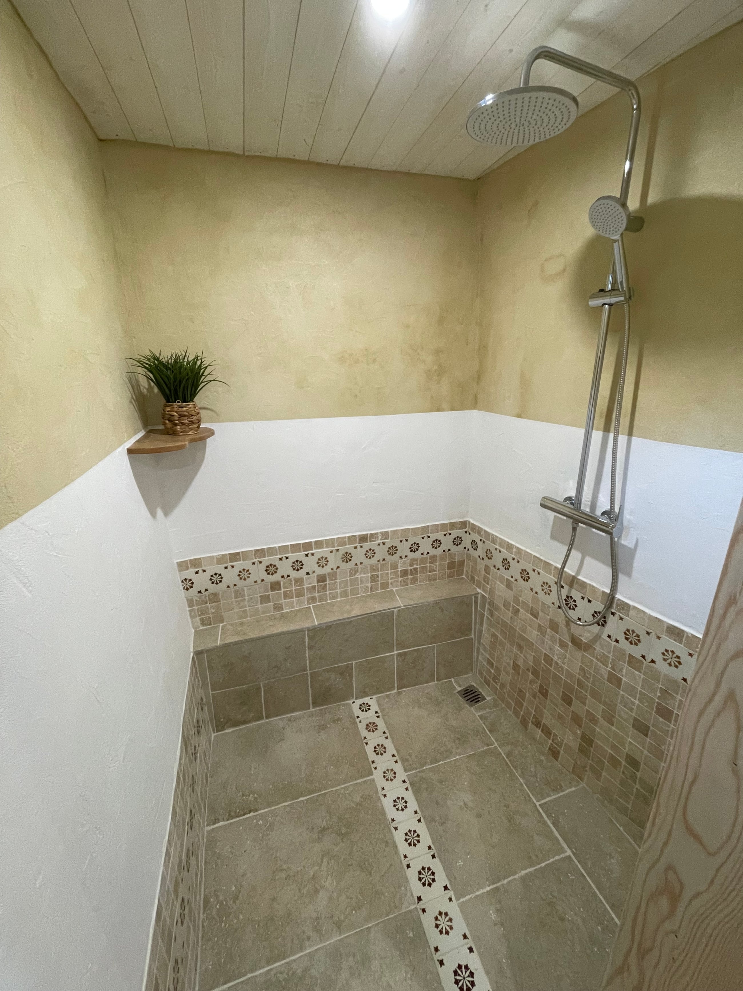Douche à l'italienne